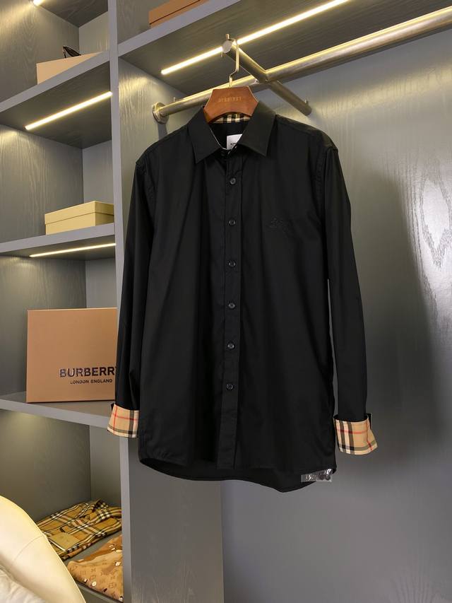 长袖骑士战马装饰弹力棉衬衫 经典Burtb系列，男女万年青同款，衬衫中的王者！经典战马微标刺绣设计！进口塔罗贝壳纽扣 ！市场上极其少有的产品。 衬衫直以来都是这