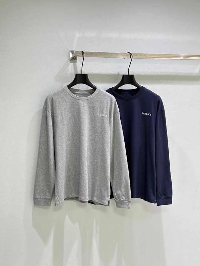 25Ss秋新款上新！Ec休闲运动长袖T恤百褶裙套装采用纯棉面料打造休闲舒适感，上衣胸前徽标刺绣跟半裙相呼应，半裙松紧腰加上抽绳设计，一套拿下免搭配。现货供应 灰