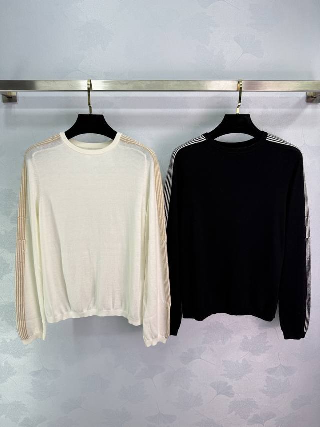 Dio*25秋冬新款阿尔卑斯系列条纹针织衫 羊毛面料 柔软贴身有弹性 经典条纹撞色设计 简约大方 秋冬百搭款！2色3码Sml T226B