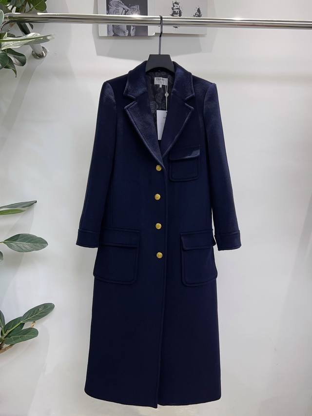 独家首发原单品质 Chan*L 25 秋冬新款多口袋毛呢大衣外套！经典翻领+金色纽扣简约又高级、山茶花内衬超有质感 保暖时髦 任何场合都能轻松驾驭 优雅知性风G