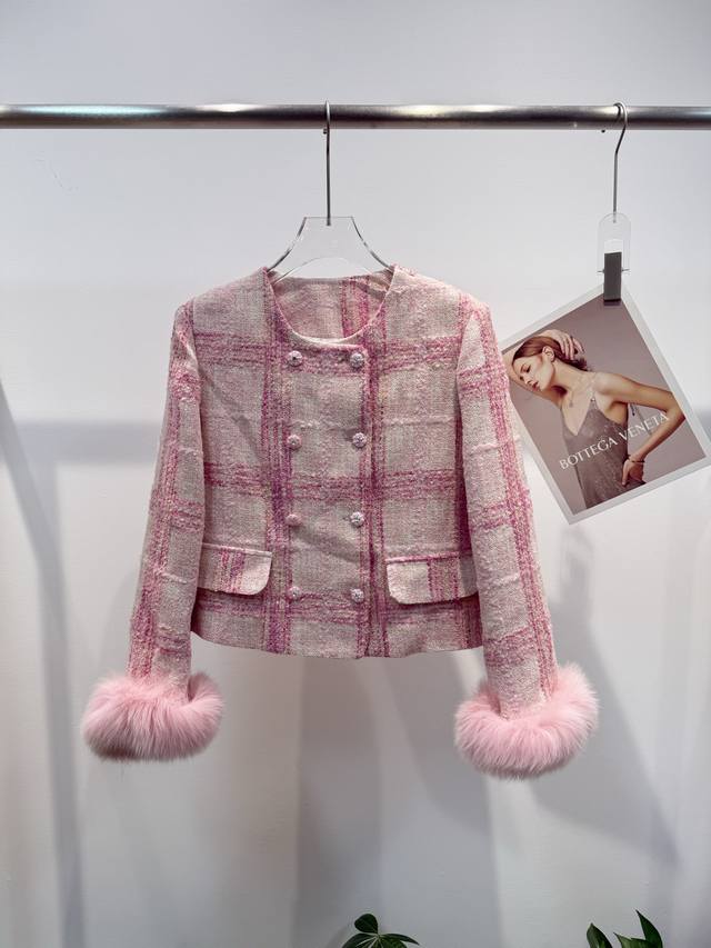 外套 羊毛混纺羽绒外套。 码数Mlxl。