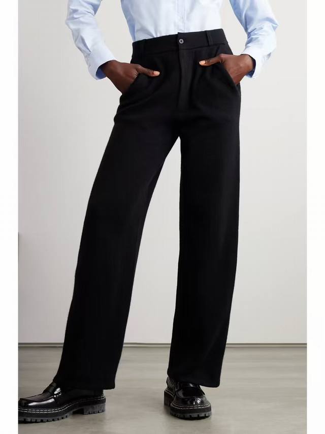 羊毛针织长裤！100％羊毛 两色 Sml