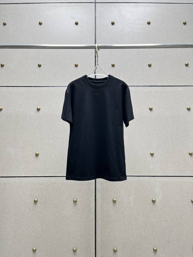 字母绣花T恤！棉 两色 Sml