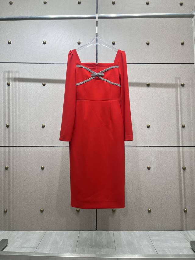 钉钻修身连衣裙！两色 Sml