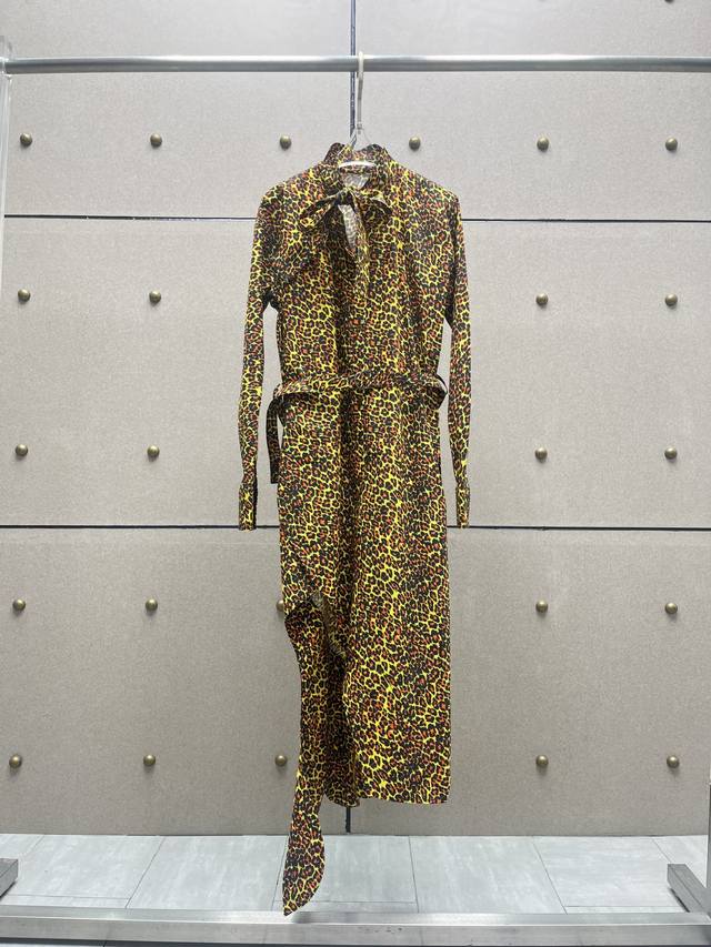 Vivi印花不对称连衣裙！小标志绣花 活性印花 棉 Sml