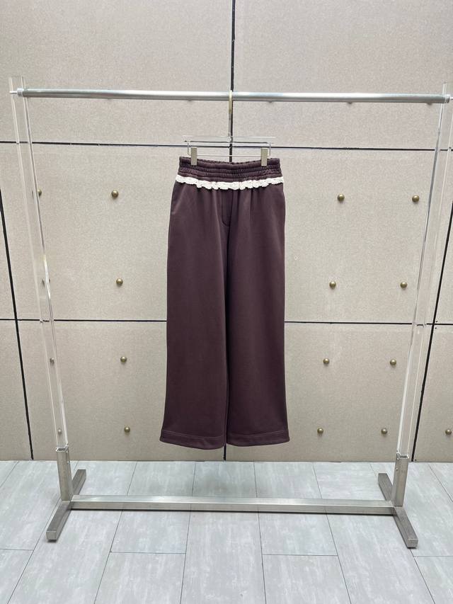 Magda花边宽松卫裤！棉 两色