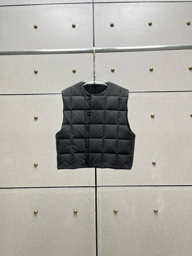 方块格棉马甲！极简风 定制染色棉面料 Sml