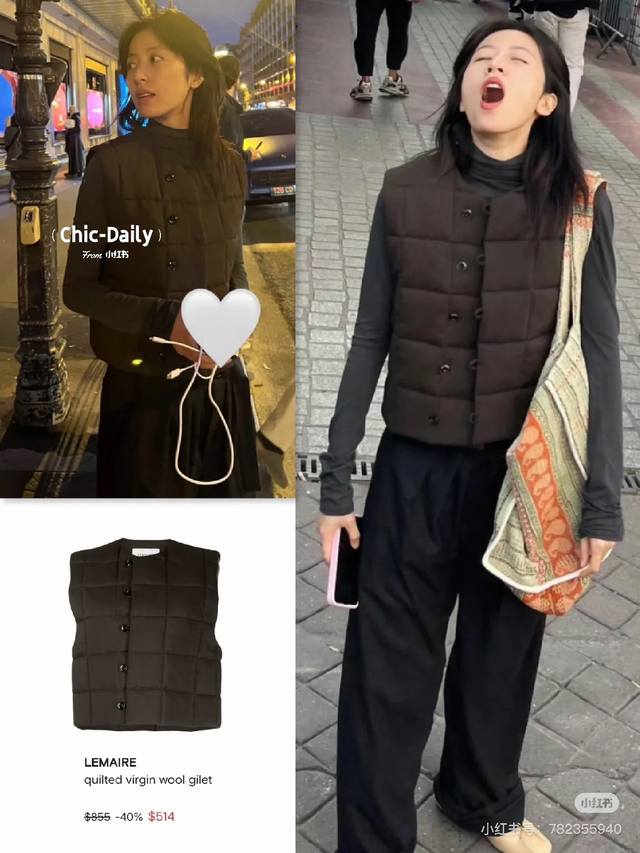 方块格棉马甲！极简风 定制染色棉面料 Sml