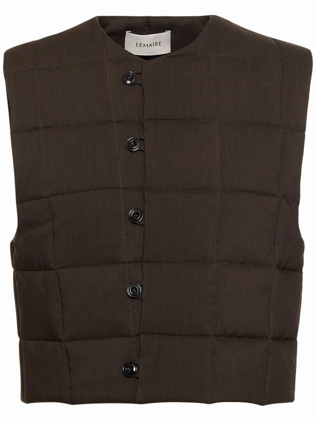 方块格棉马甲！极简风 定制染色棉面料 Sml