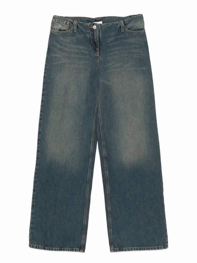 Magda 做旧牛仔裤！棉 Sml