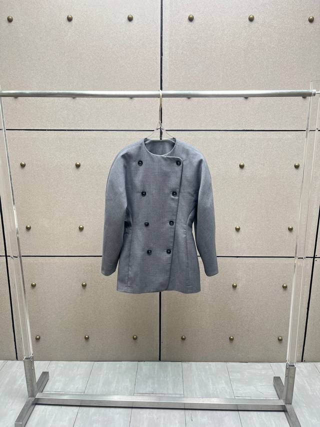 圆领双排扣西装！Sml