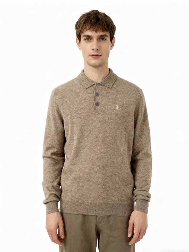 拉夫劳伦2025秋冬男士商务Polo羊毛衫 甄选优质羊毛面料，柔软亲肤，保暖性绝佳，让温暖与舒适常伴。精致刺绣Logo，彰显品牌格调，低调中尽显非凡品味。经典P