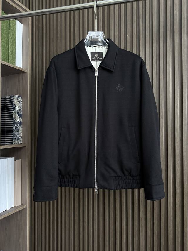 黑色～ Bc家2025Fw男装秋冬新品翻领加厚外套Moto