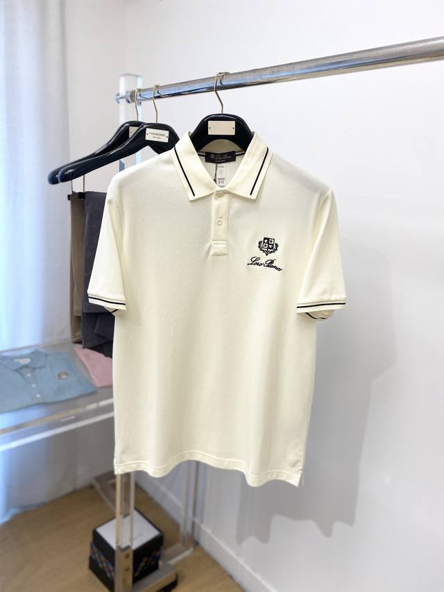 Lp、2025最新款短袖T恤，帅气时尚，胸前精致刺绣字母图案Logo，简约百搭款。面料棉 不仅挺括，保持潮流的廓形，又穿着舒适，纱织更细腻，码数M-3Xl