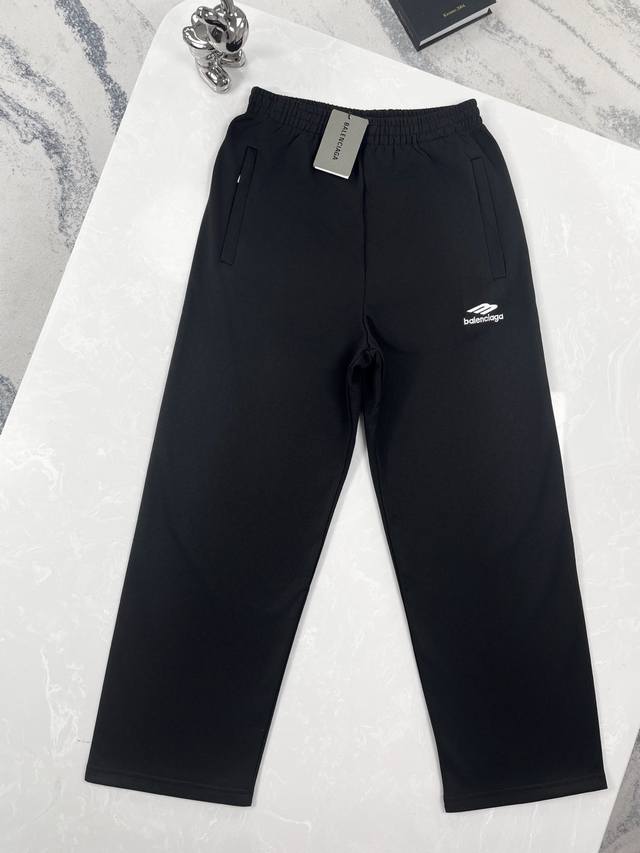 高版本 Balenciaga -巴黎世家-小刺绣3M阔腿长裤 Size:Xs-L
