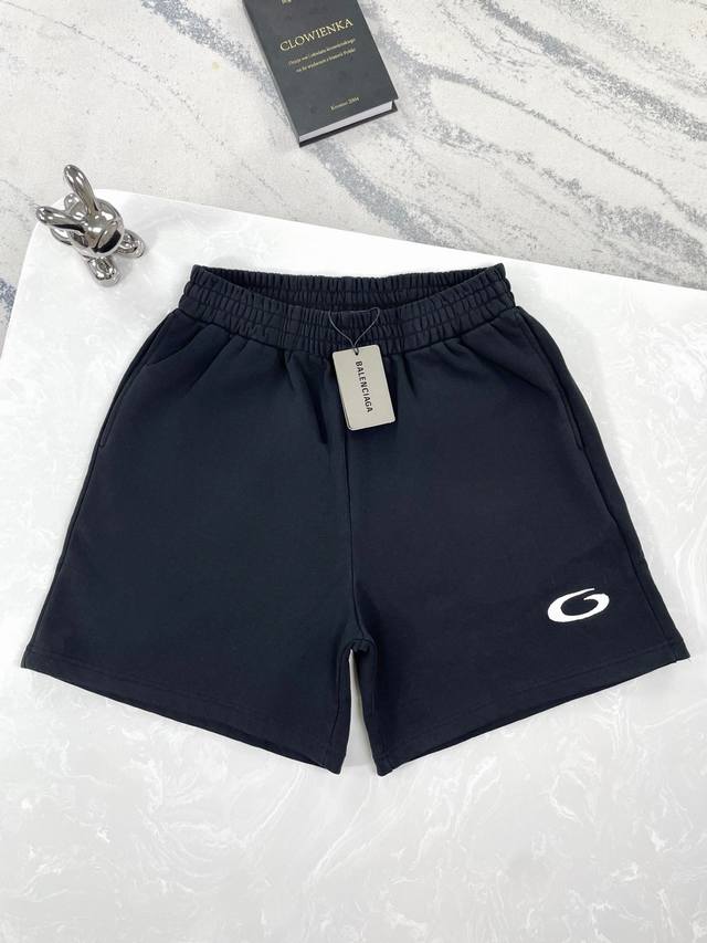 高版本 Balenciaga-巴黎世家-25Ss新款环形Logo刺绣短裤-三标齐全 Size:Xs-L