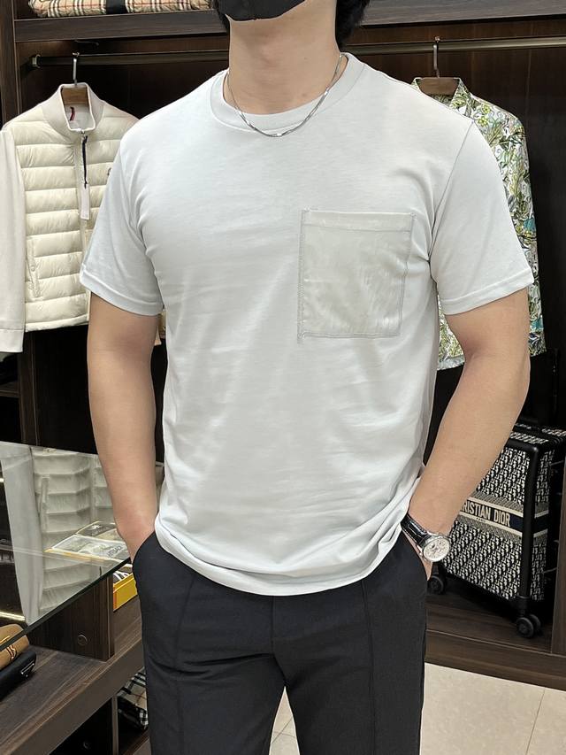 主推 Lv新款Monogram 锦纶嵌饰T恤