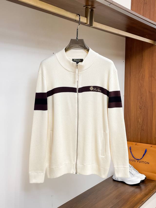 Lp2610秋冬 新品 开衫拉链毛衣专供狠货，进口原版科技羊毛精纺！精细针织一体，色彩混织纯手工技艺呈现 档次极高，凸显衣着品味与奢华 工艺精湛！定制原版工艺螺
