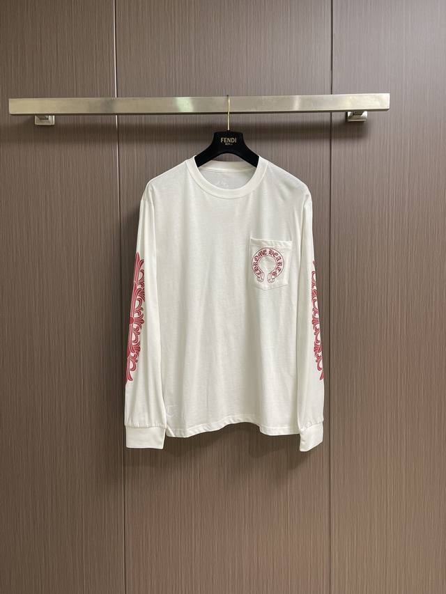 Come Hearts Ch 克罗心涂鸦字母限定梵文印花长袖T恤,领口袖口高克重螺纹,面料定织定染 G双纱纯棉面料,洗水防伪吊牌等辅料标均正确版本,超级显眼超级  Come Hearts Ch 克罗心涂鸦字母限定梵文印花长袖T恤,领口袖口高克重螺纹,面料定织定染 G双纱纯棉面料,洗水防伪吊牌等辅料标均正确版本,超级显眼超级