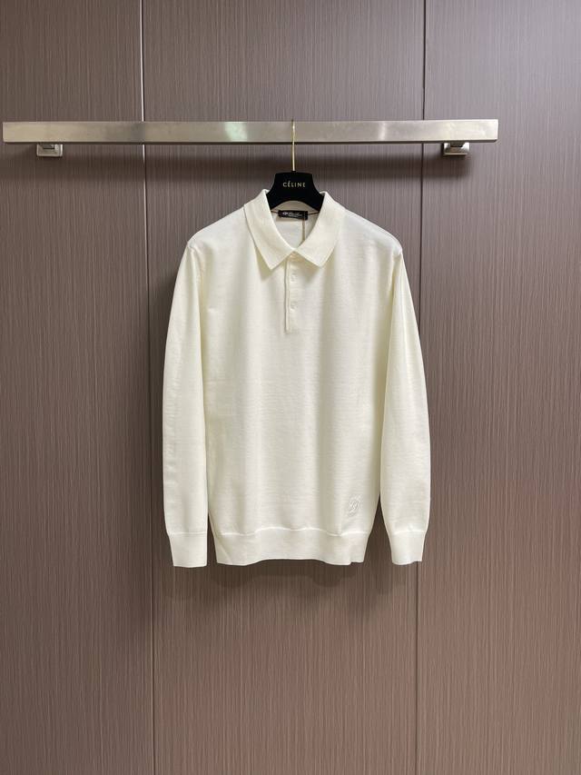 Lp Loro Piano诺悠翩雅2025Ss秋冬新款针织Polo 经典设计感与颜值爆棚，品质更是无法挑剔品控可以直接入手，不容过错的高端臻品！通过细节图片便可