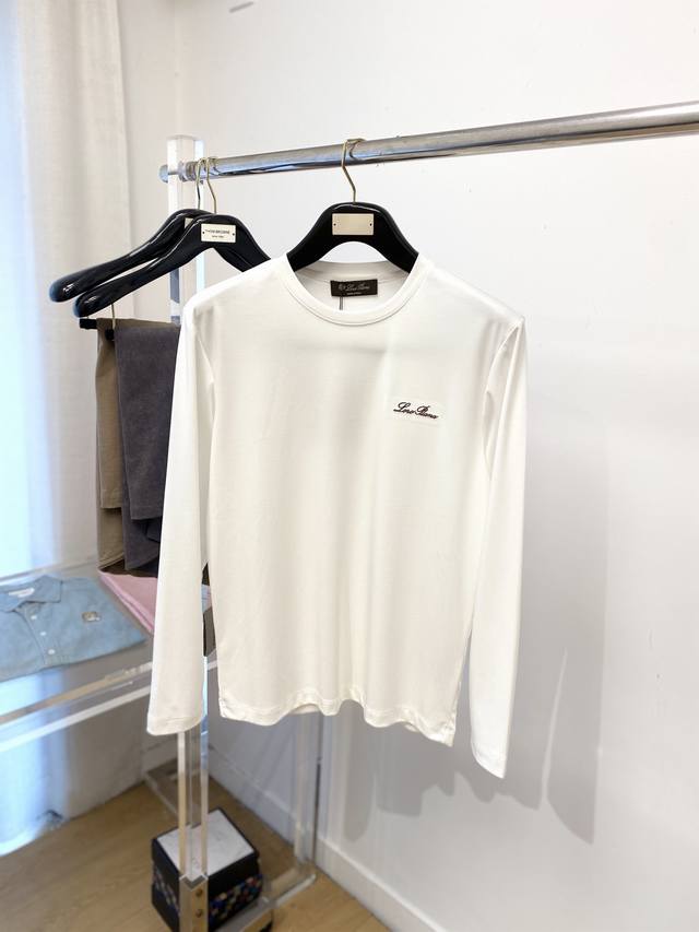 Lp、2025新品长袖，帅气时尚，胸前精致刺绣字母Logo，简约百搭款。面料棉 不仅挺括，保持潮流的廓形，又穿着舒适，纱织更细腻，码数M-3Xl