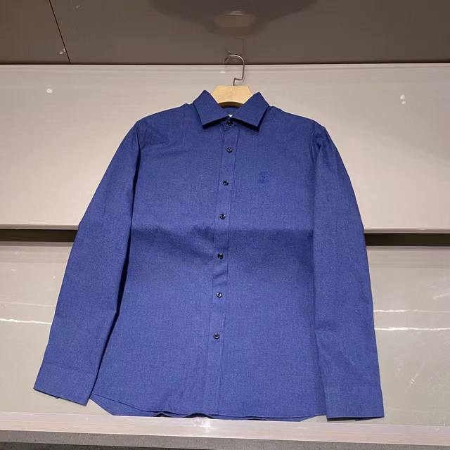 典藏臻品 Bc家族男士高端商务休闲纯棉磨毛长袖衬衫。香港洋行渠道货，25年早秋新品，顶尖白金级臻品，罗马尼亚代工出品，高性能舒适面料！！ 此次品牌以“永续时尚”