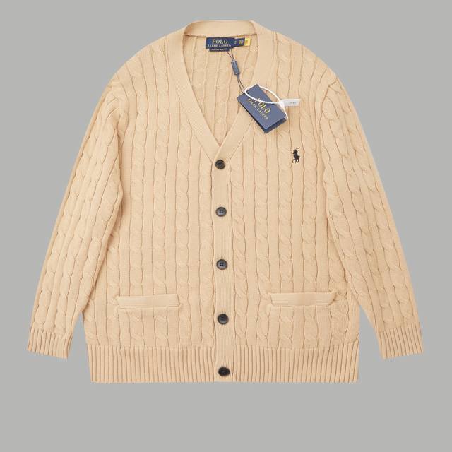 顶级版本 Polo 保罗 拉夫劳伦 25Fw秋冬新款 经典战马刺绣麻花毛衣 轻奢主义 男女日常通勤穿搭必备单品 正确版本 欢迎对比 详细特征 采用 35% 羊毛