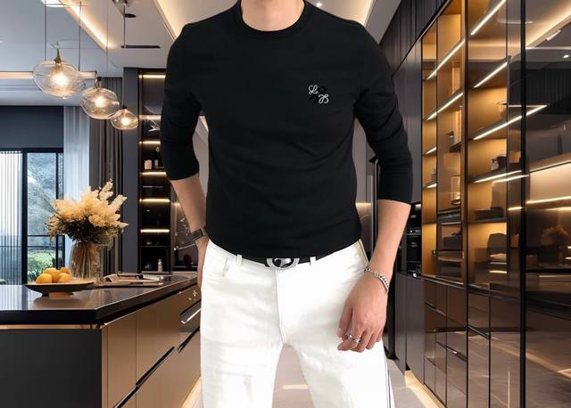 2025新款 长袖T恤！ M~4Xl 双面丝光棉