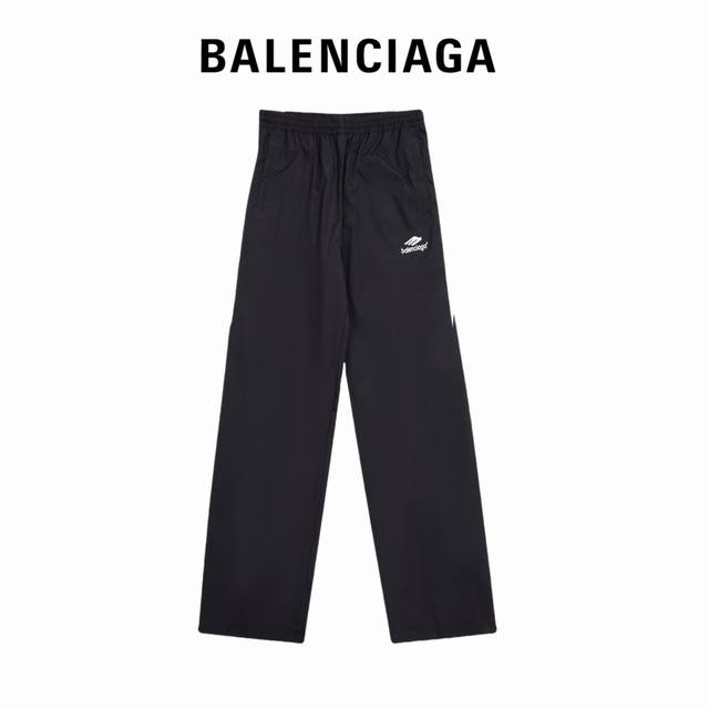 白底图 款号：Y02T 上新 Balenciaga丨巴黎世家 23Fw 走秀款3B拼接运动套装裤子 轻奢主义 男女日常通勤穿搭必备单品 正确版本 欢迎对比 详细