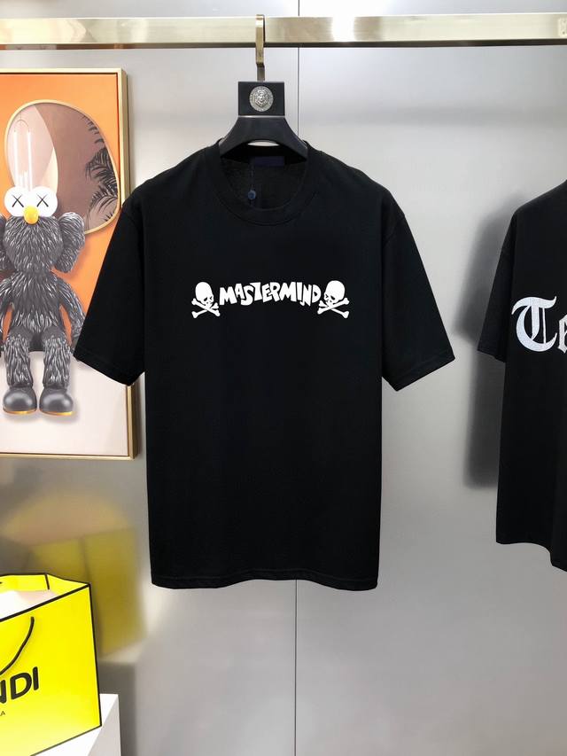 Mmj2025春夏新款原单男士圆领短袖T恤 专柜同步售卖 注意细节面料爆款高端品质 高版本 Os版型阔版 立体印胶字母Logo设计 定制进口95%纯棉5%天丝棉