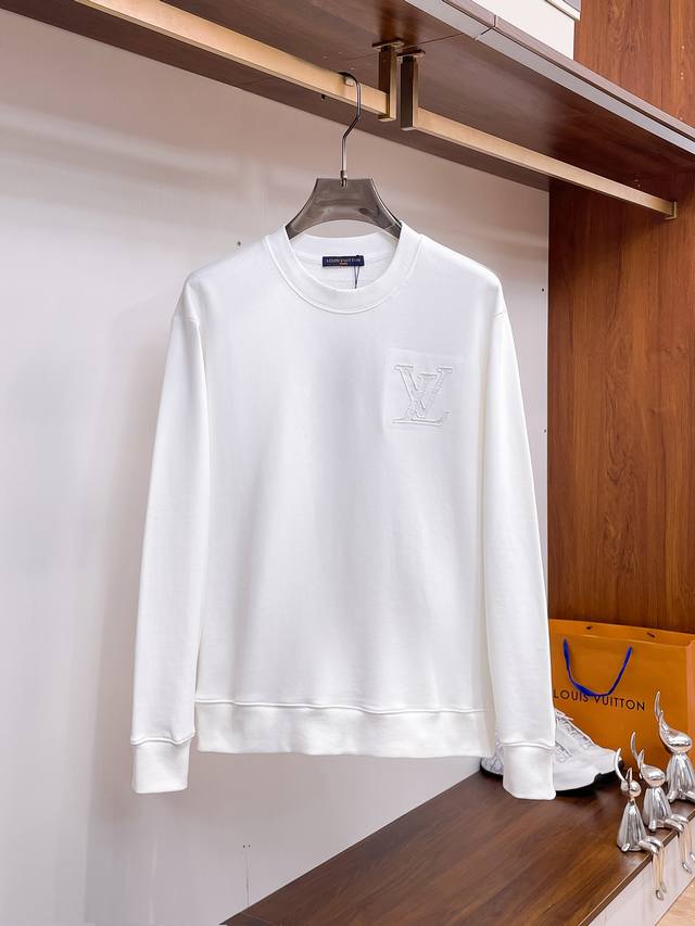 Lv路易威登 秋冬卫衣上新！重磅情侣款卫衣，独家发售，定制顶级欧棉高克重毛圈面料，舒适细腻，落肩版型，高清印花，独家设计，超强工艺，版型超赞！尺码：S-Xl