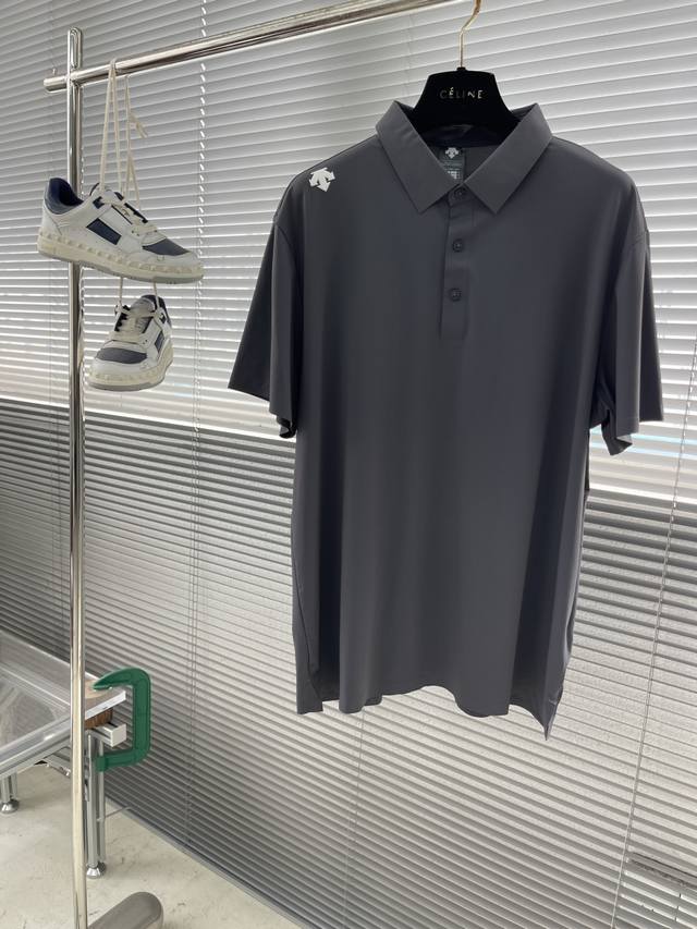 迪桑特 25Ss冰丝速干Polo衫 采用冰丝无痕面料制成，动感冰丝防晒抗菌 专柜同步！外贸公司订单渠道！一款简约经典的短袖Polo衫！采用高品质Tough冰感丝