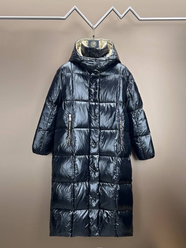 最新Moner黑金Parnaiba 女士长款羽绒服 长款连帽羽绒服0-1-2-3 御寒极品！羽皇21冬季女士加长连帽羽绒服 羽绒服纵使万千款式 作为羽绒界巅峰位