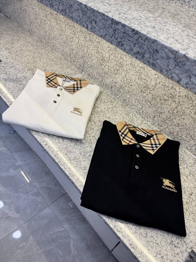 Bbr博格丽25S专柜秋冬 新款 X高端朱棣长绒棉 透气轻商务Logo男士翻领Polo衫！经典商务男款，高端男装的天花板级别的商务男款！简约时尚大气不失优雅，单