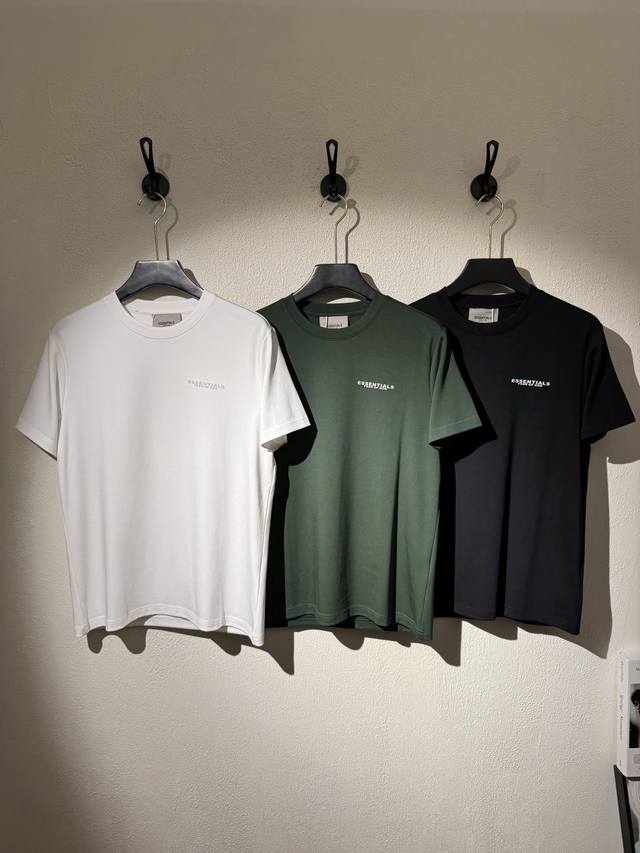Essentials 25秋冬新款莫代尔T恤！焕新升级百搭基础款，贸易公司出品！！甄选优质有机300G莫代尔棉面料，透气舒适 质地强韧.经久耐穿.胸前经典字母立