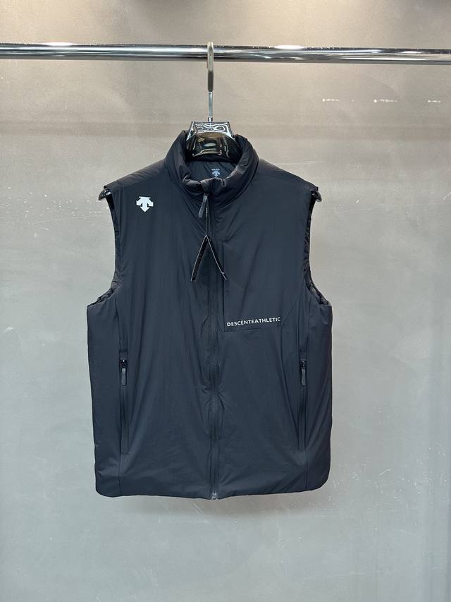 迪*特 羽绒棉马甲 颜色：黑色 蓝色 米色 码数: S-4Xl