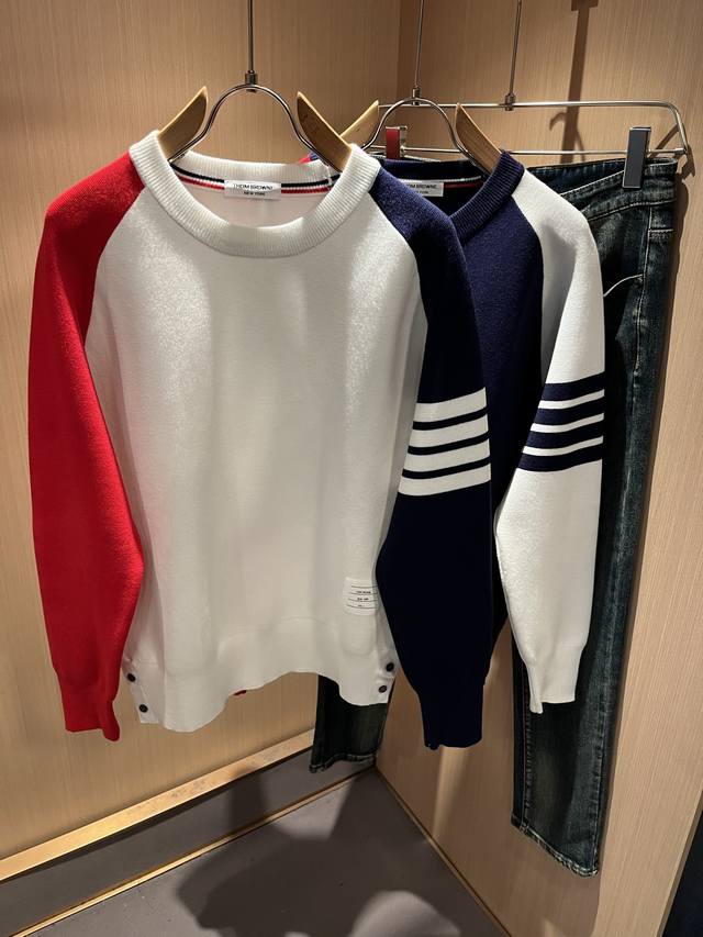 Thombrow*E汤姆*朗2025秋冬新款男女同款针织羊毛衫，今年的专柜新品，男女同款超软羊毛面料！时尚都市百搭款，今年必定超火爆，秋冬必备神器，质感独特，手