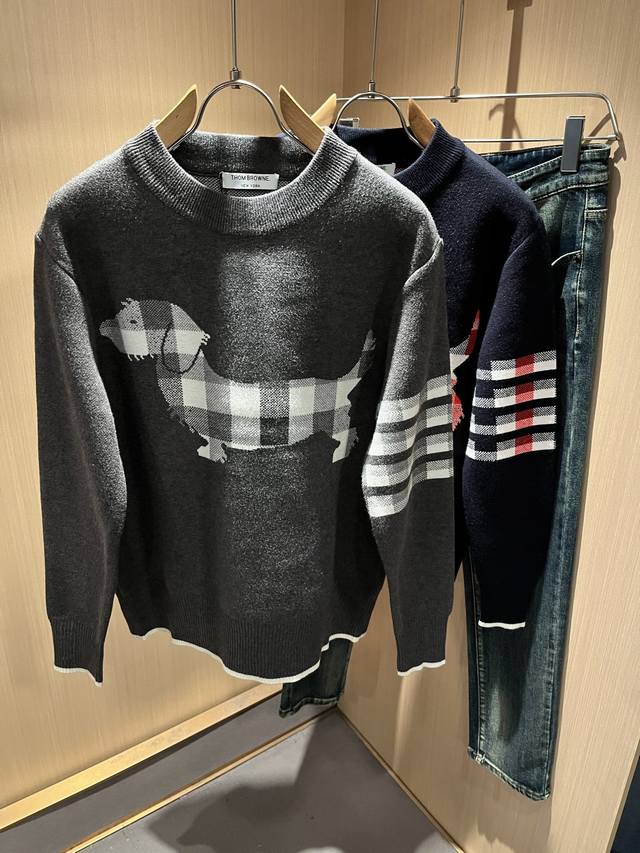 Thombrow*E汤姆*朗2025秋冬新款男女同款针织羊毛衫，今年的专柜新品，男女同款超软羊毛面料！时尚都市百搭款，今年必定超火爆，秋冬必备神器，质感独特，手