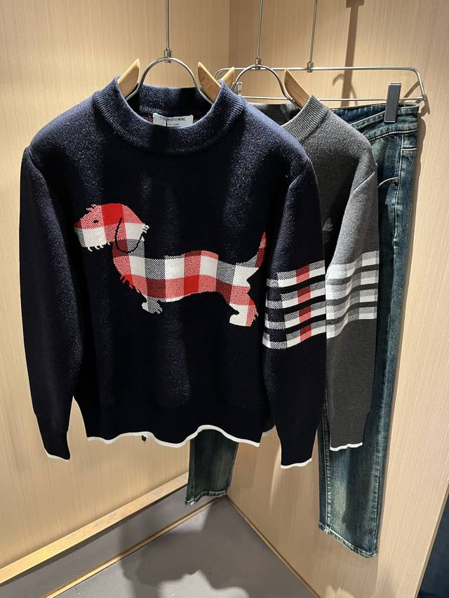 Thombrow*E汤姆*朗2025秋冬新款男女同款针织羊毛衫，今年的专柜新品，男女同款超软羊毛面料！时尚都市百搭款，今年必定超火爆，秋冬必备神器，质感独特，手