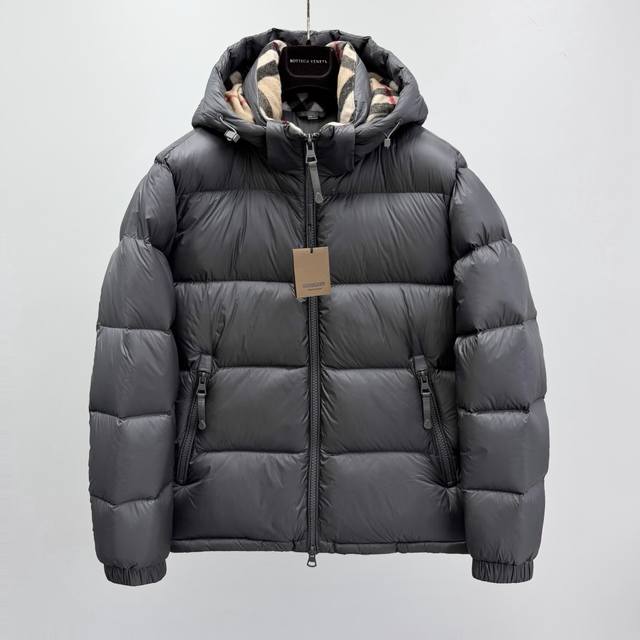 Burb Rry Fw25 可拆连帽立领夹克羽绒服 男款 版型