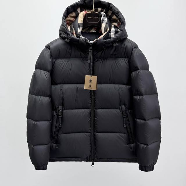 Burb Rry Fw25 可拆连帽立领夹克羽绒服 男款 版型