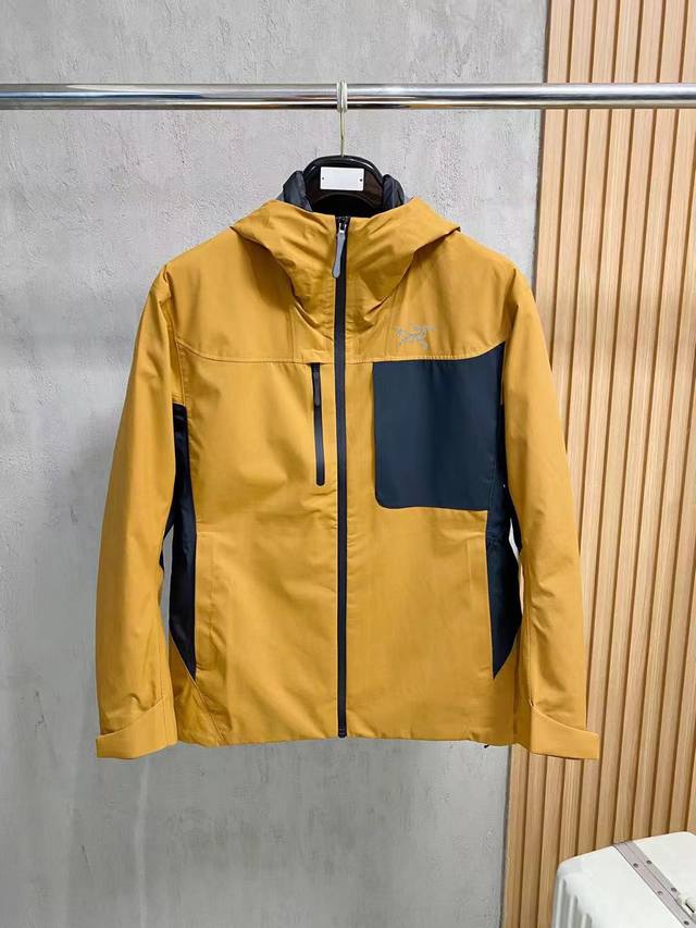 2025上新爆款 顶级始祖鸟羽绒 三合一可拆卸 始祖鸟百灵达万针刺绣 区别市场易脱落印花廉价版本 2025秋冬新款羽绒服始祖鸟新款连帽设计羽绒服外套，爆款三合一