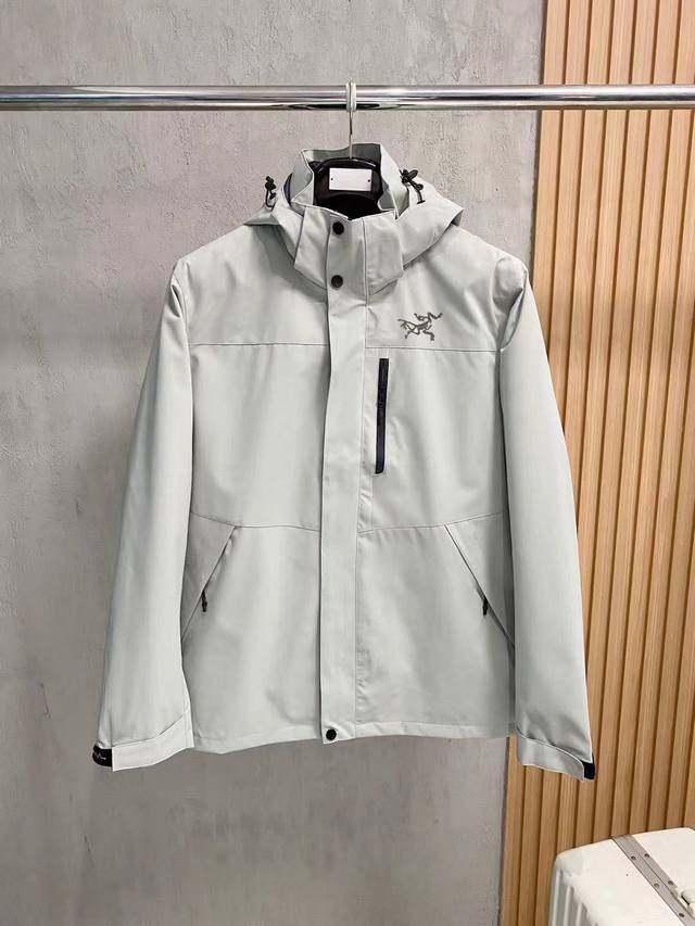 2025上新爆款 顶级始祖鸟羽绒 三合一可拆卸 始祖鸟百灵达万针刺绣 区别市场易脱落印花廉价版本 2025秋冬新款羽绒服始祖鸟新款连帽设计羽绒服外套，爆款三合一