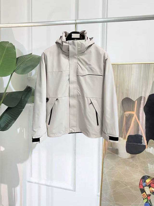 上新 三合一羊羔毛 始祖鸟百灵达万针刺绣 区别市场易脱落印花廉价版本 最高版本Arcteryx Beta Sv始祖鸟硬壳顶级全压胶版本冲锋衣 自购Zp打版 所有