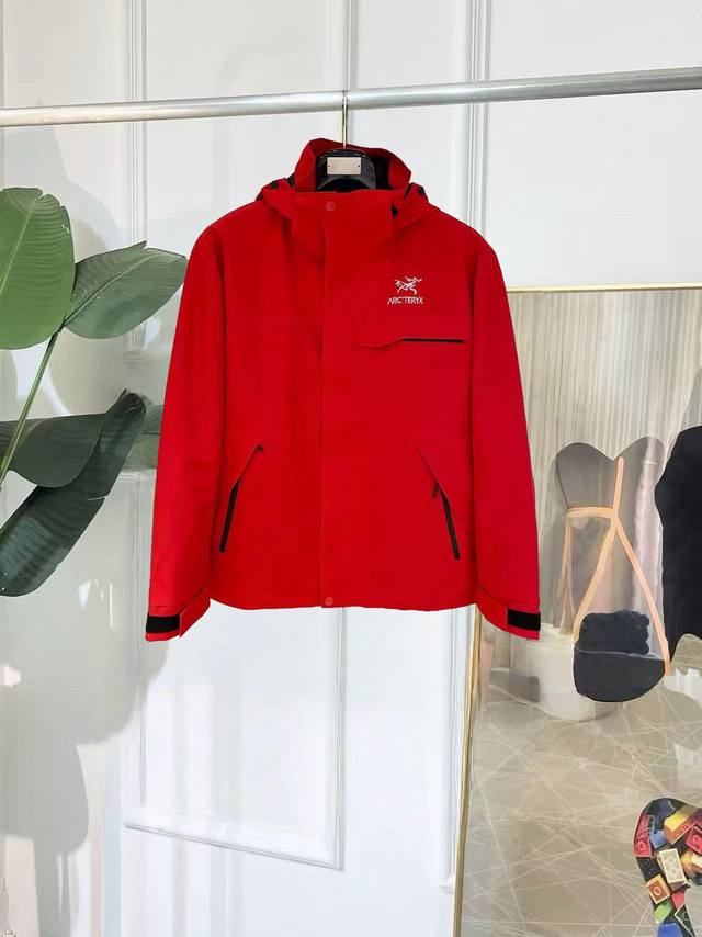 上新 三合一羊羔毛 始祖鸟百灵达万针刺绣 区别市场易脱落印花廉价版本 最高版本Arcteryx Beta Sv始祖鸟硬壳顶级全压胶版本冲锋衣 自购Zp打版 所有