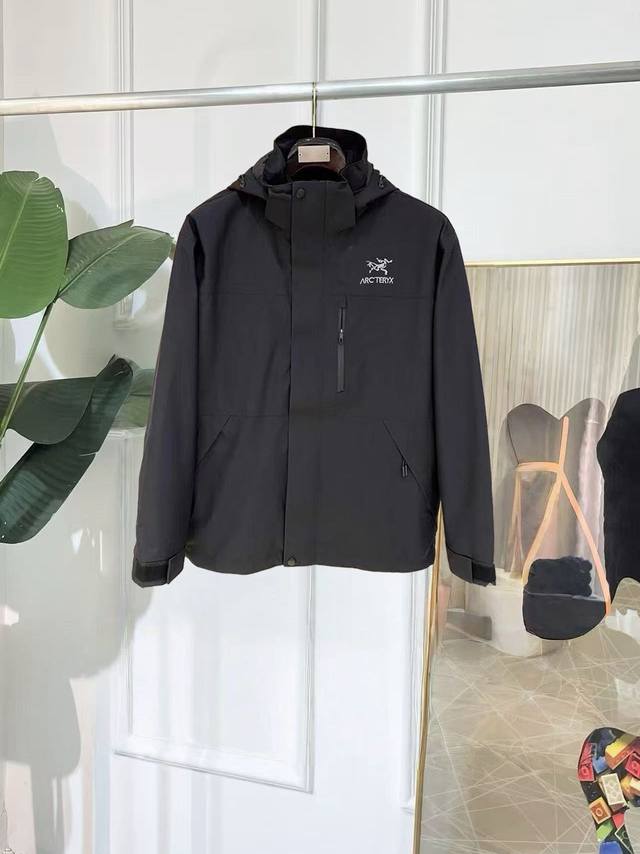 上新 三合一羊羔毛 始祖鸟百灵达万针刺绣 区别市场易脱落印花廉价版本 最高版本Arcteryx Beta Sv始祖鸟硬壳顶级全压胶版本冲锋衣 自购Zp打版 所有