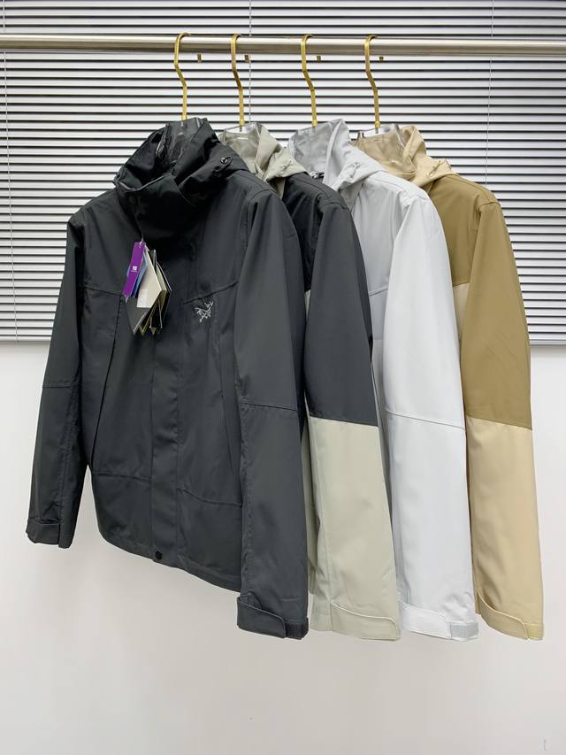 三合一羊羔毛 始祖鸟百灵达万针刺绣 区别市场易脱落印花廉价版本 最高版本Arcteryx Beta Sv始祖鸟硬壳顶级全压胶版本冲锋衣 自购Zp打版 所有数据