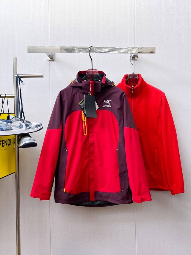 主推产品 年后可售后！ 三合一羊羔毛 始祖鸟百灵达万针刺绣 区别市场易脱落印花廉价版本 最高版本Arcteryx Beta Sv始祖鸟硬壳顶级全压胶版本冲锋衣