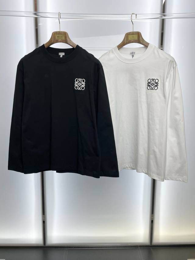 Loewe罗意威砸锅卖铁都要上的新款！新款原单男士休闲长袖 高端定制 高版本 时尚百搭爆款进口面料 手感超柔软细腻 穿着亲肤舒适 高端精品 代工厂p精细做工 上