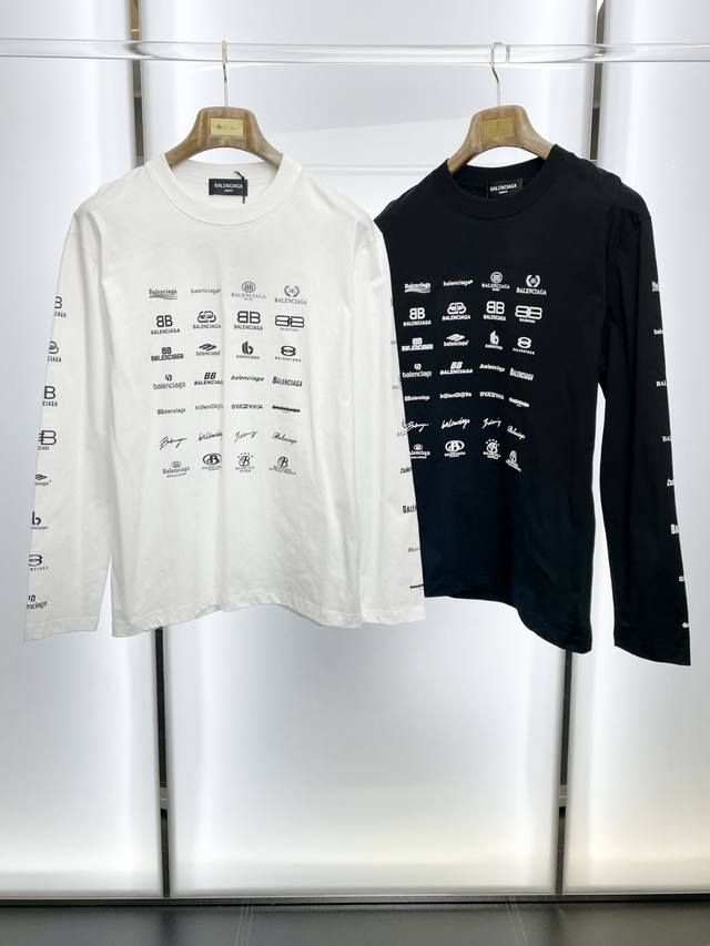 Balenciaga巴黎世家砸锅卖铁都要上的新款！新款原单男士休闲长袖 高端定制 高版本 时尚百搭爆款进口面料 手感超柔软细腻 穿着亲肤舒适 高端精品 代工厂p